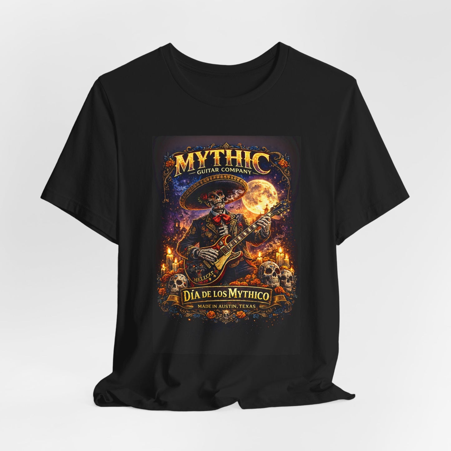 Dia De Los Mythico Mythic Guitar Co T-shirt