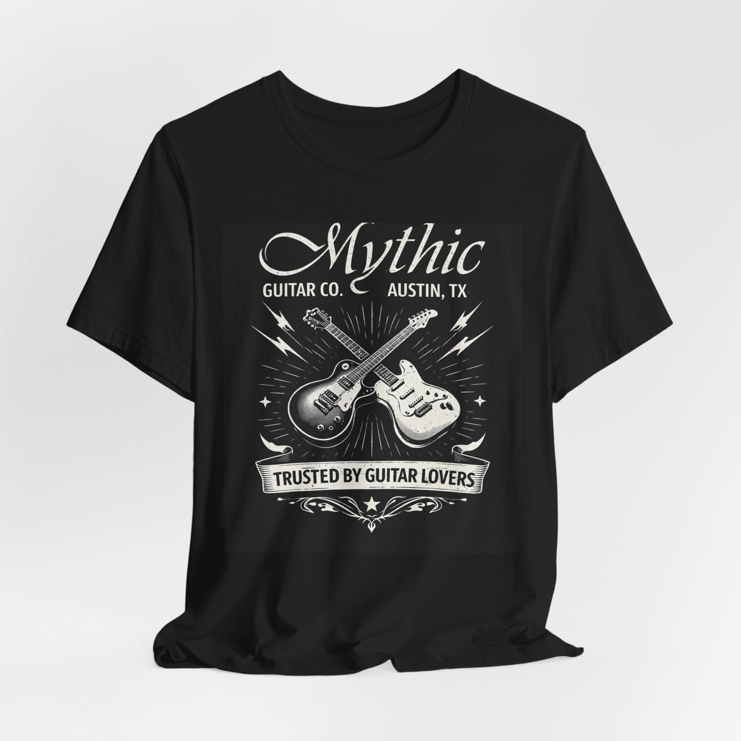 Mythic Guitar Company Trusted By Guitar Lovers T-shirt