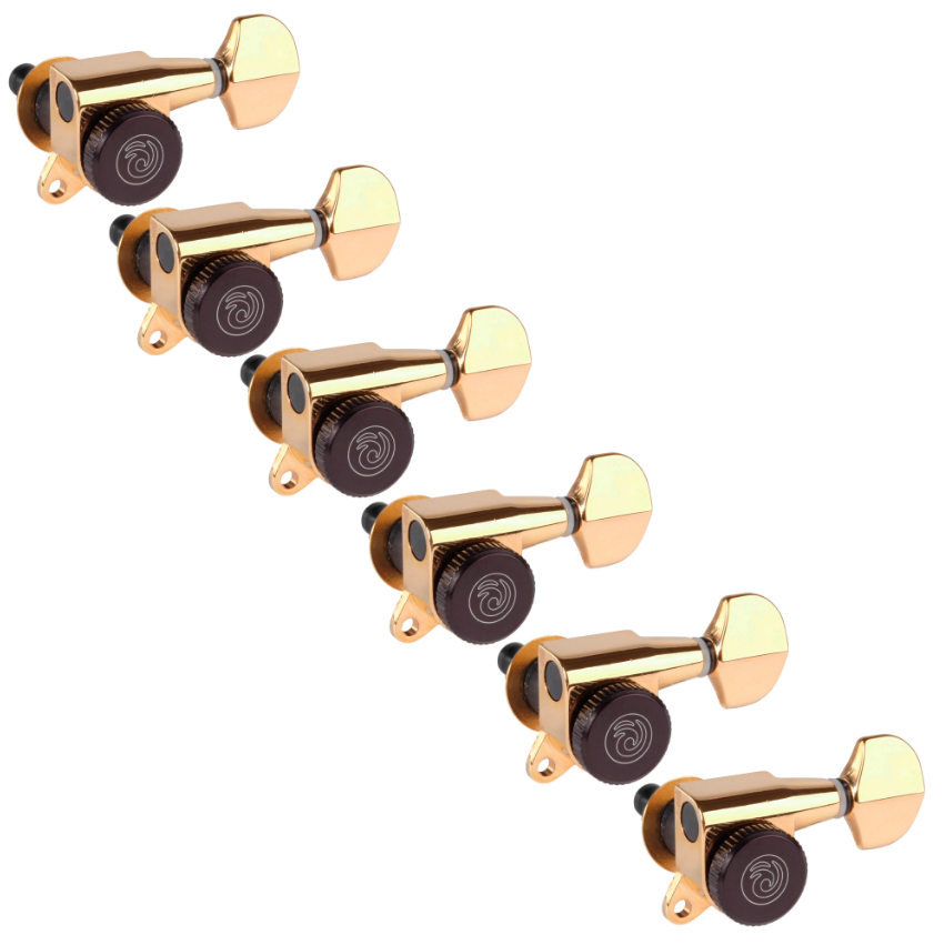 D'Addario Planet Waves Auto-Trim Tuning Machines 6-In-Line