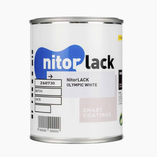 LT-9660-000 - Nitorlack Olympic White Finish Nitrocellulose 500ml Can