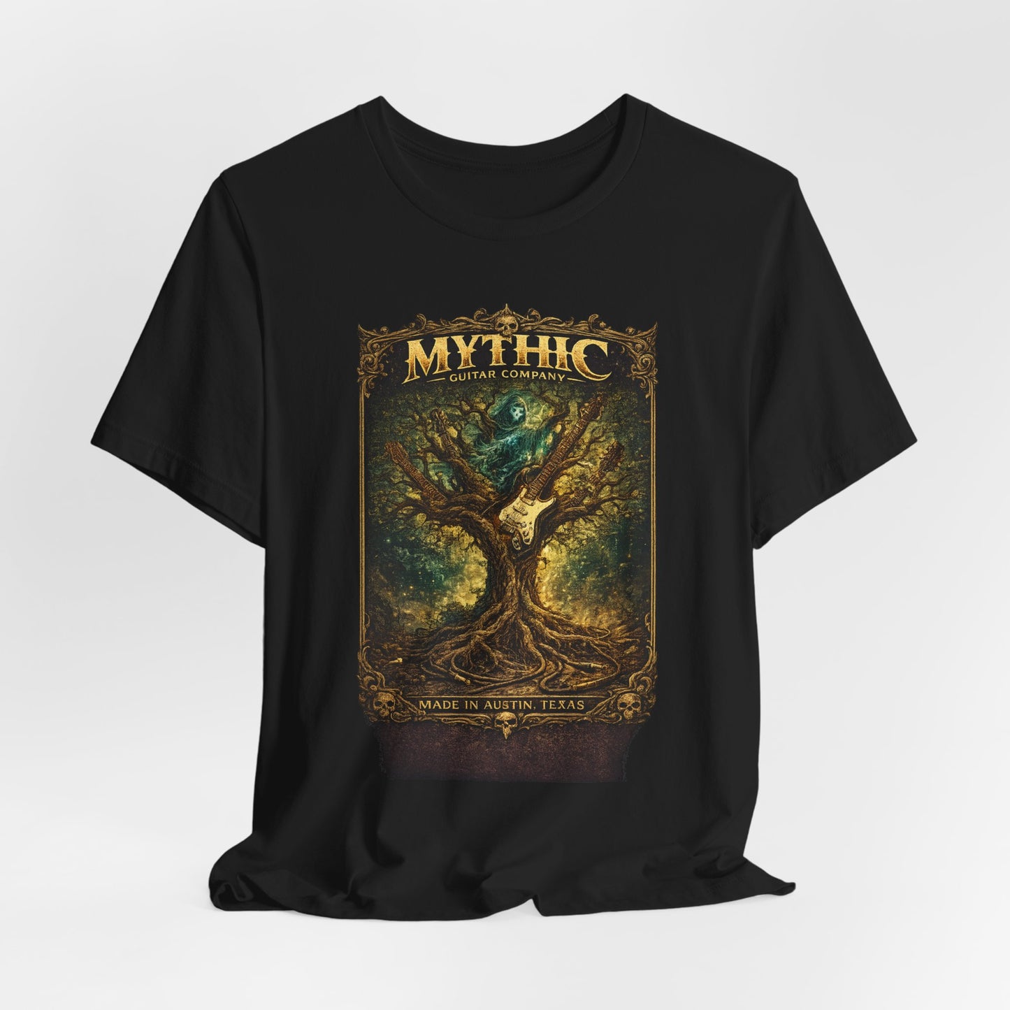 Tree  Mythic Guitar Co T-shirt