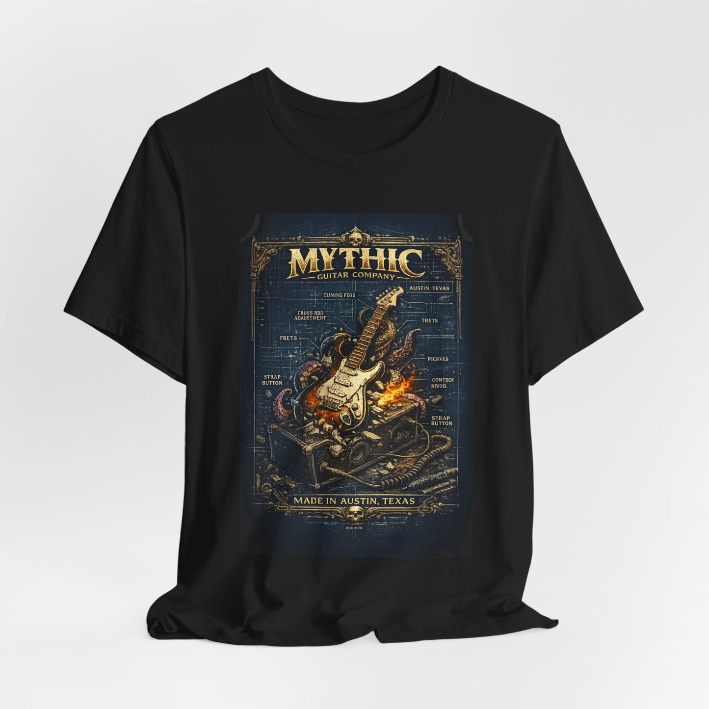 Blueprint Mythic Guitar Co T-shirt