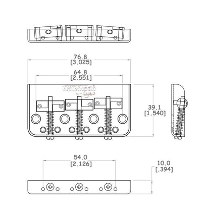 Wilkinson® Short Half Bridge for Telecaster®