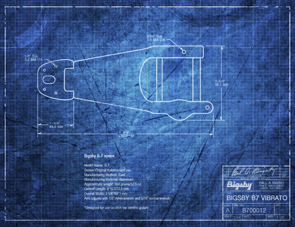 TP-3670 Bigsby® B7 Vibrato Tailpiece