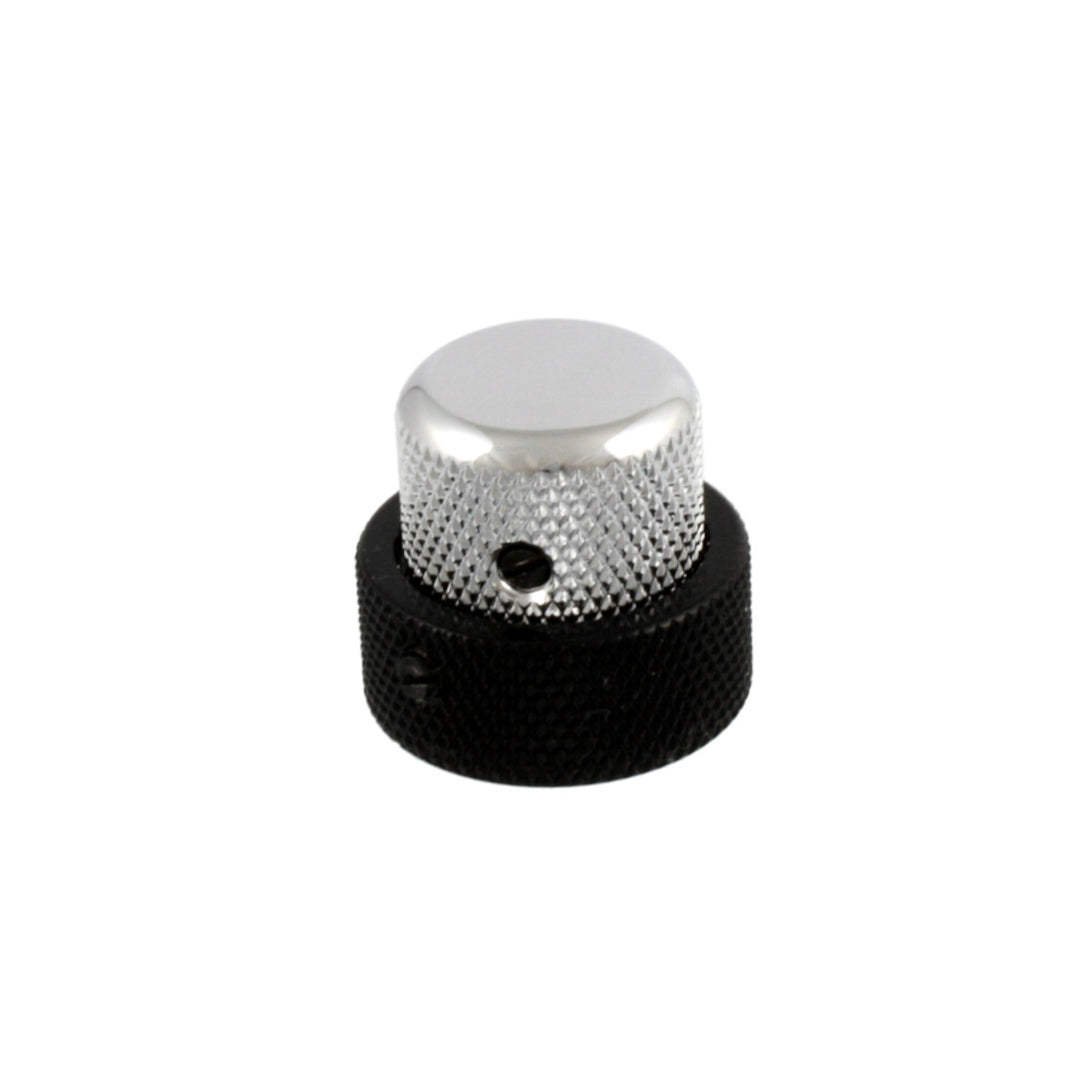 MK-3338-000 Black and Chrome Concentric Knob