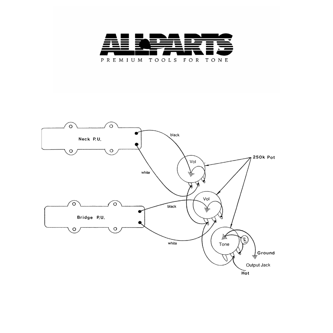 EP-4129-000 Wiring Kit for Jazz Bass®