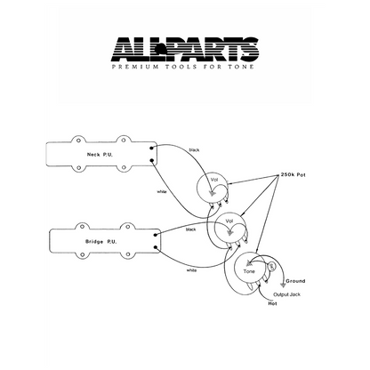 EP-4129-000 Wiring Kit for Jazz Bass®