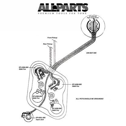 EP-4146-000 Wiring Kit for Gibson® SG® Guitars