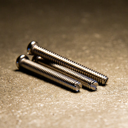 Advanced Plating Intonation Screws for Telecaster®  with Slotted End