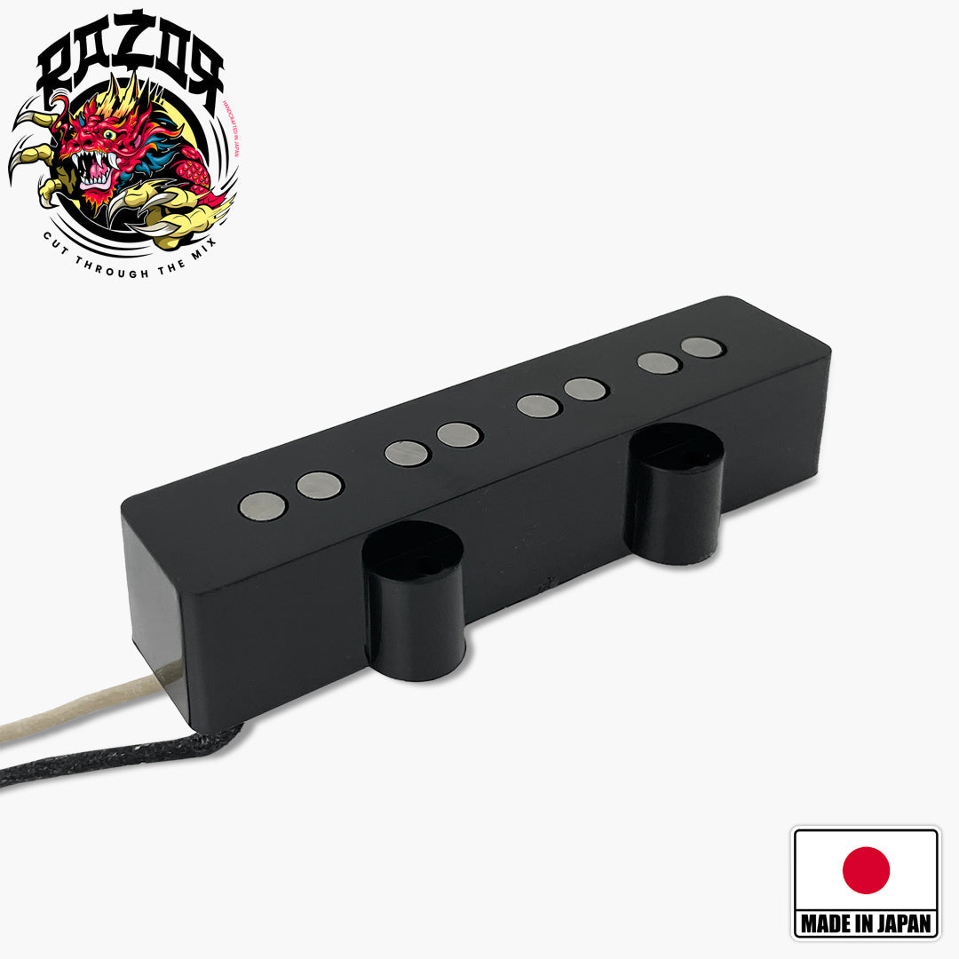 Razor® Buraddo mūn Blood Moon Neck Pickup for Jazz Bass® - Black