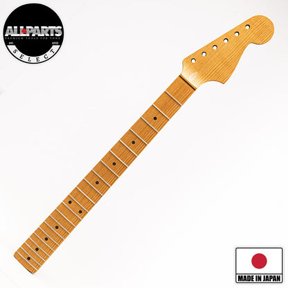 Allparts Select "Licensed by Fender®" Quarter Sawn Roasted Maple "VIN-MOD" Replacement Neck for Jazzmaster® - Unfinished