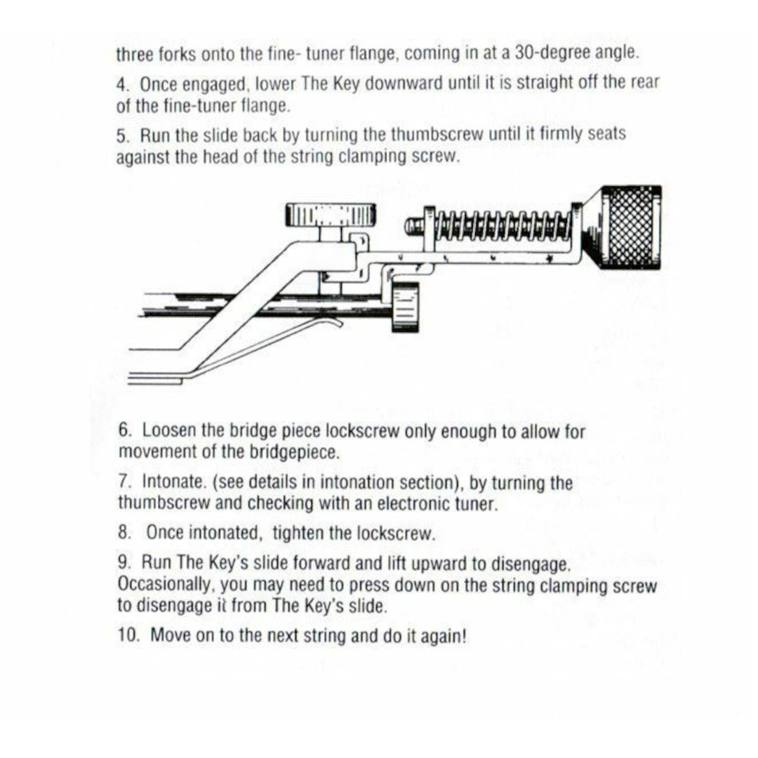 Allparts “The KEY” Intonation Tool for Floyd Rose®