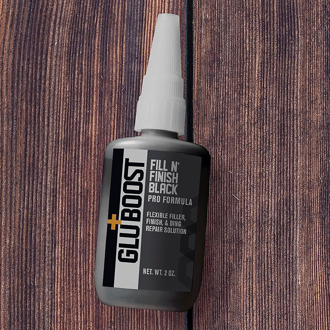 LT-1135-000 - GluBoost®  Fill N' Finish Black, Pro Formula, flexible, 2 oz. bottle