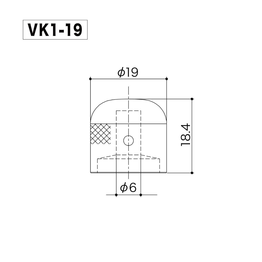 MK-0910 Dome Knobs