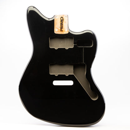 Primo Replacement Jazzmaster Body - Strat Trem - Blackout