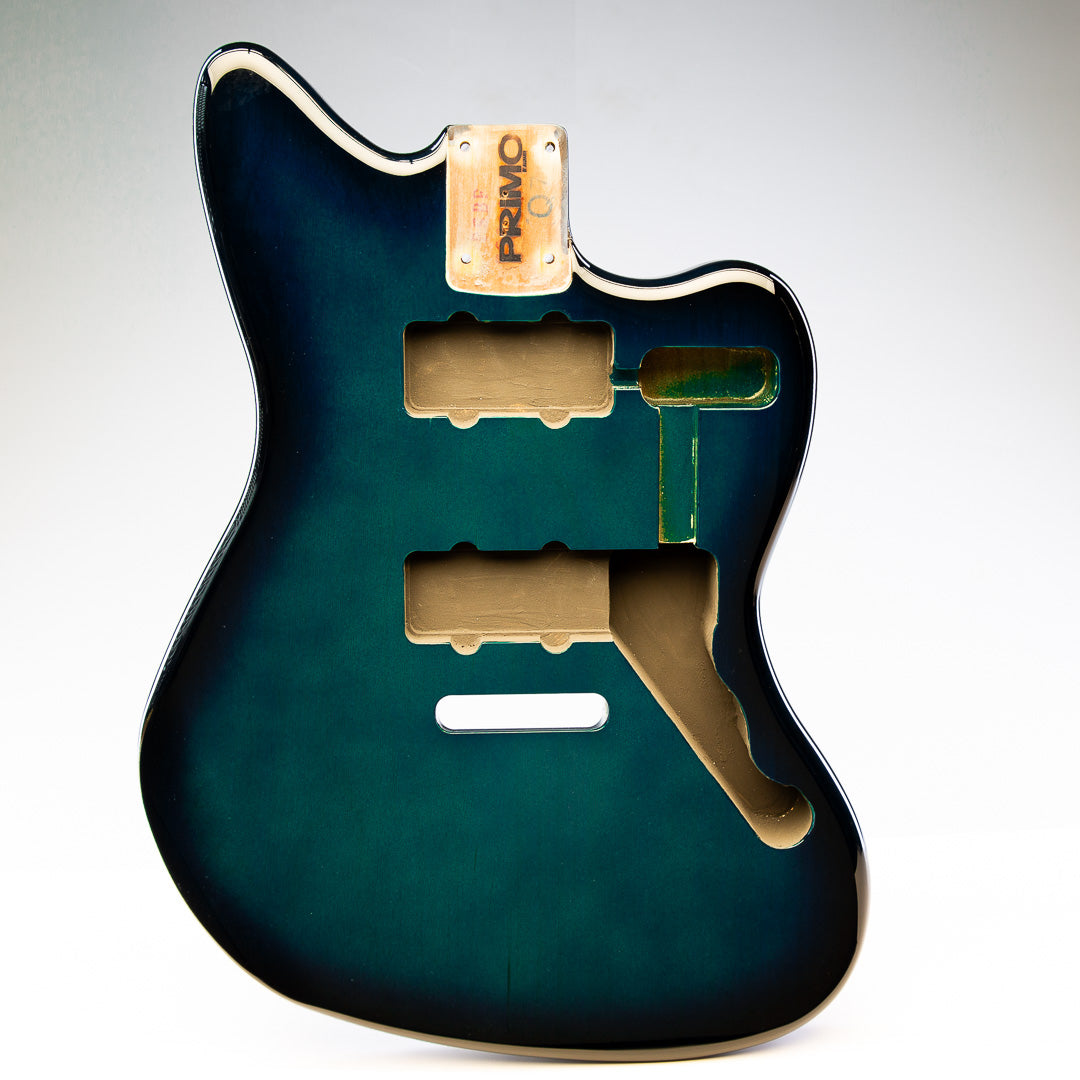 Primo Replacement Jazzmaster Body - Strat Trem - Ocean Burst