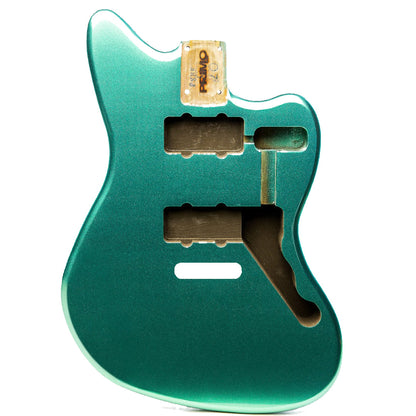 Primo Replacement Jazzmaster Body - Strat Trem - Mystic Teal