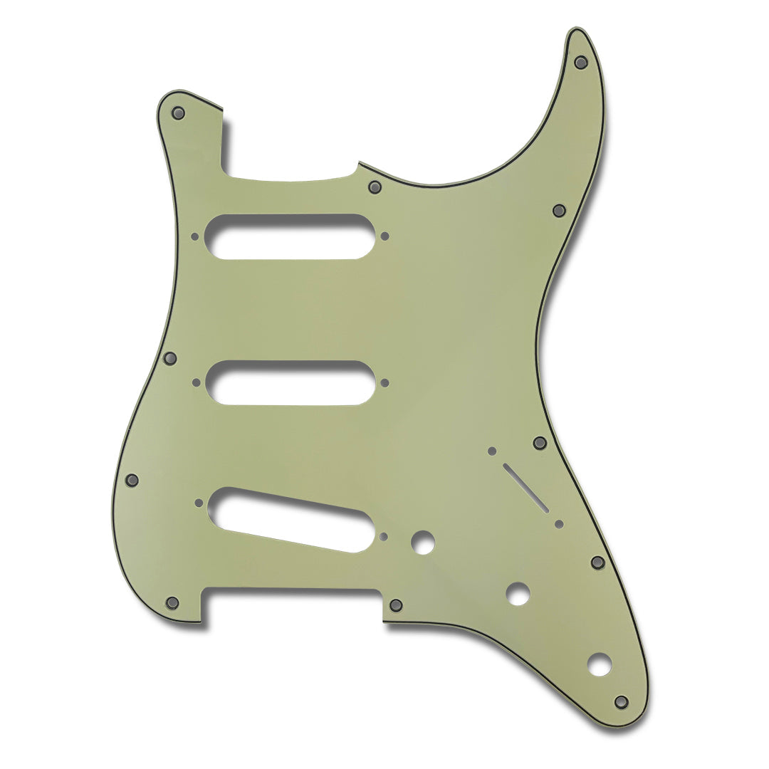 Primo Pickguard for Stratocaster, S-S-S Pickup Configuration