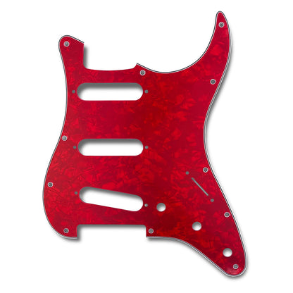 Primo Pickguard for Stratocaster, S-S-S Pickup Configuration