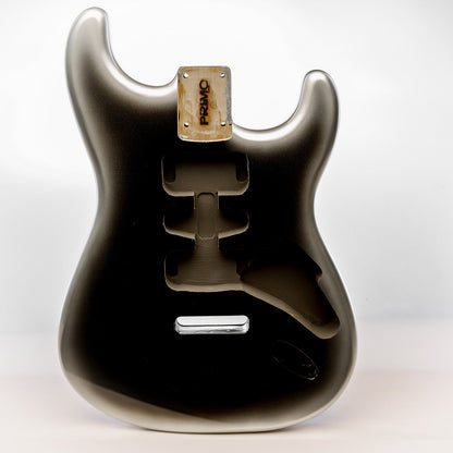 Primo Replacement Strat Body - Black Frost