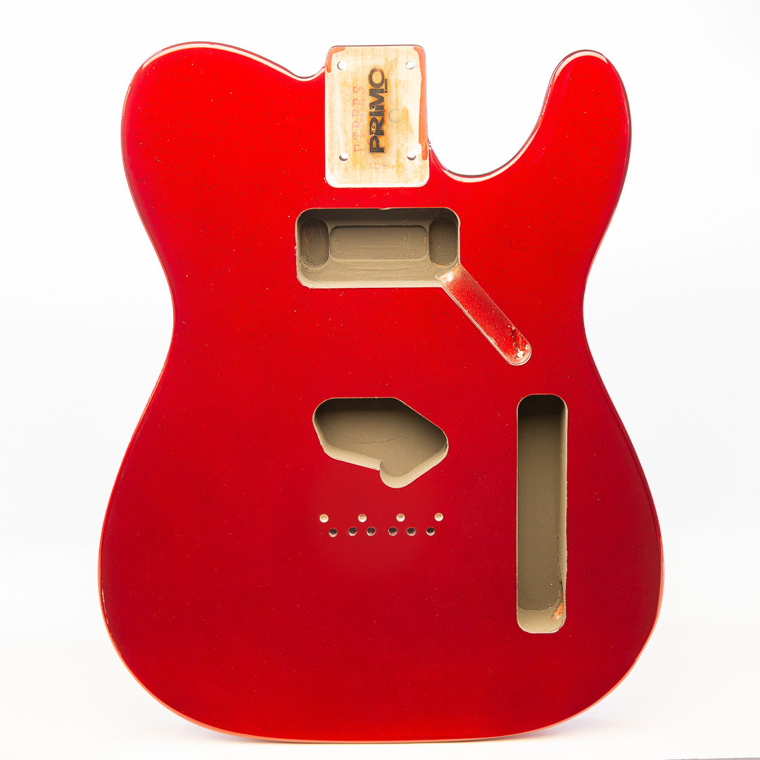 Primo Replacement Tele Body - Red Sparkle