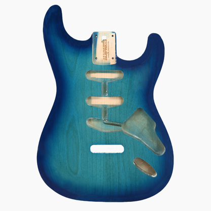 Ocean Blue Burst Replacement Body for Stratocaster