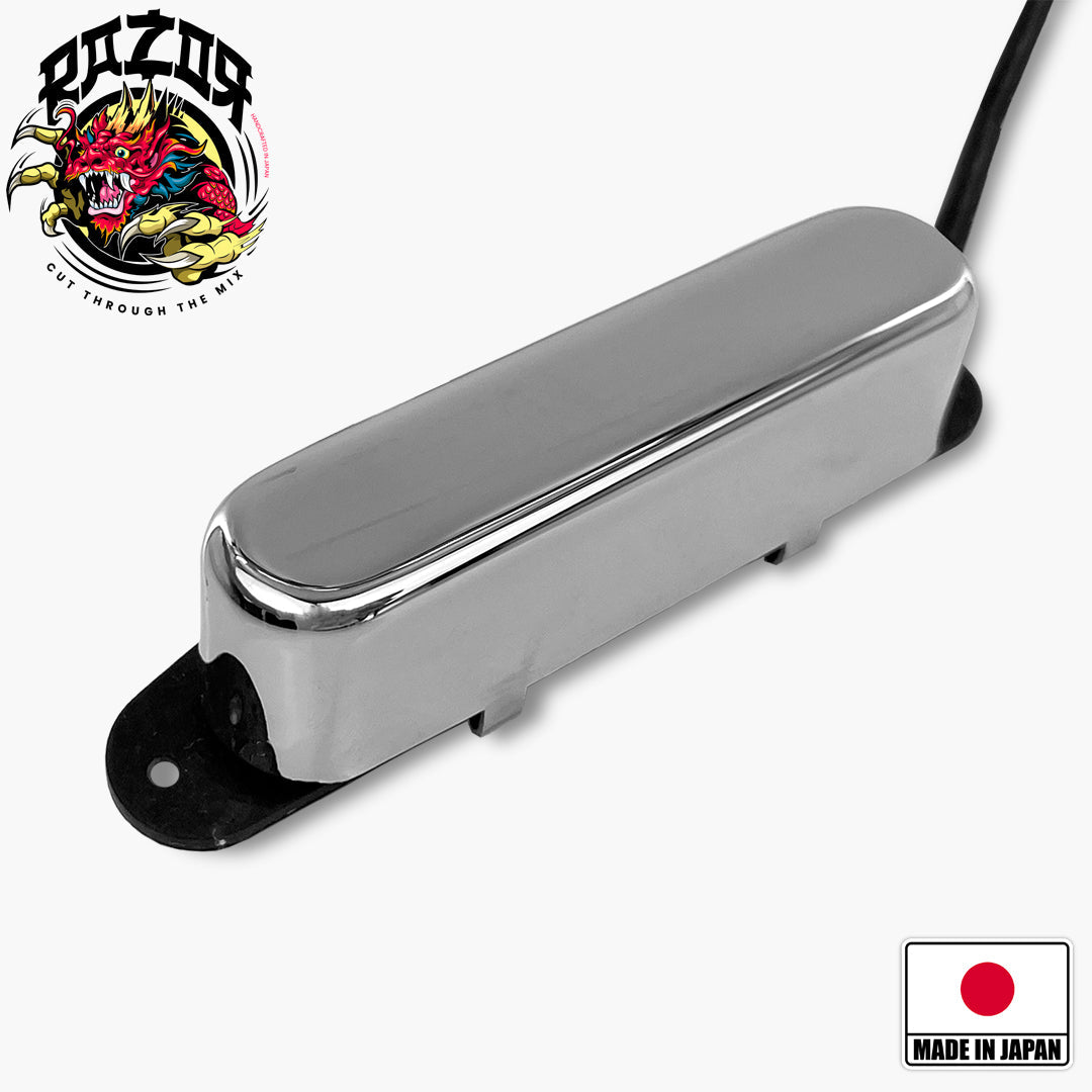 Razor® Hihō Hidden Gem Single-Space Stacked Humbucking Neck Pickup For Telecaster® - Chrome