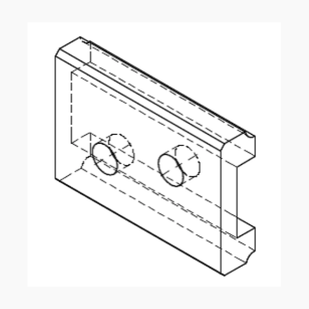 Summit Fret Tang Cutter Guide Plate - Profile 1-2