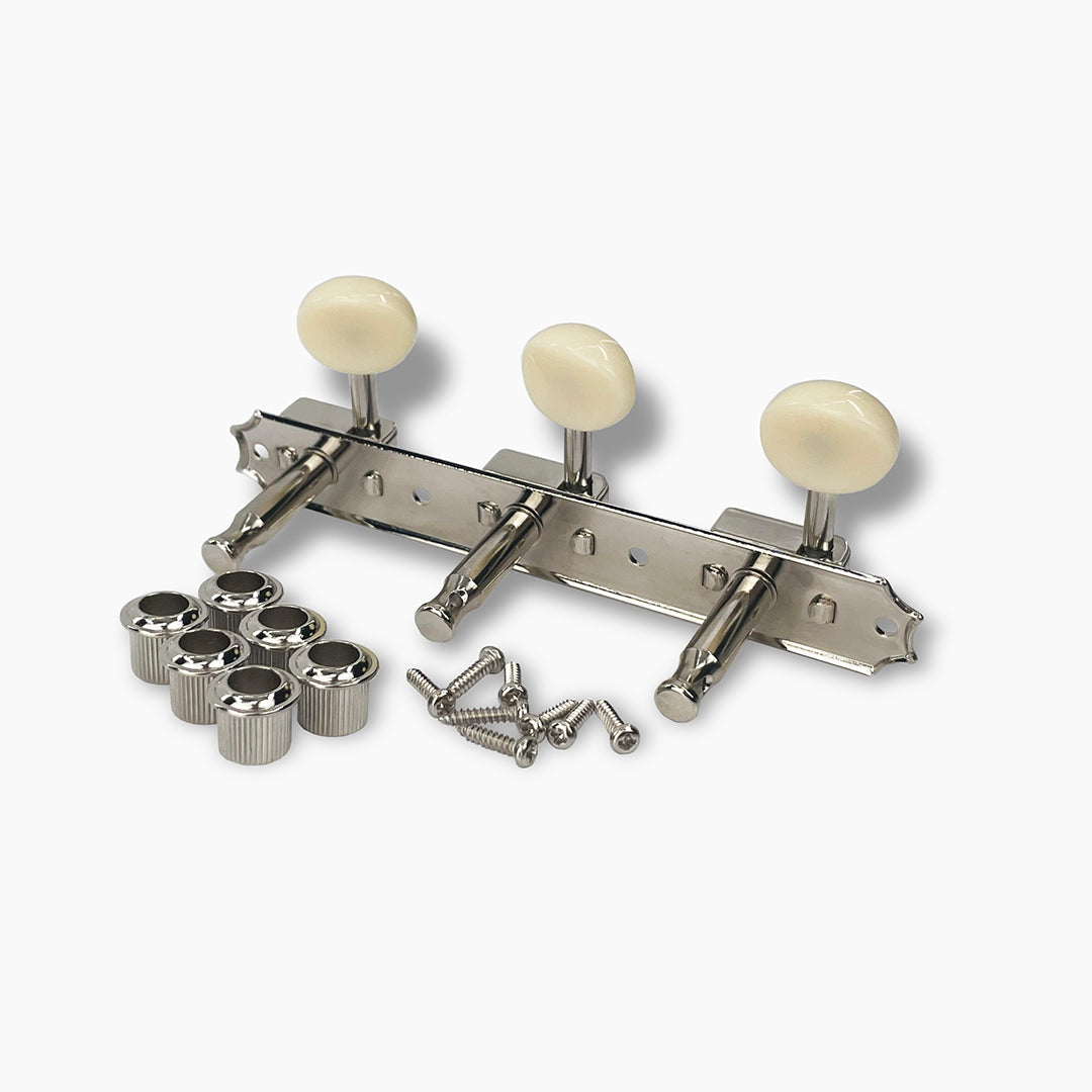 True Tune Vintage Style Strip Tuners - 3x3 - Bulk pack, 10 sets