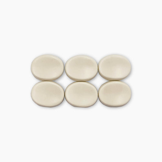 TK-7710 Plastic Melt-on Oval Button Set