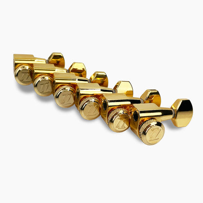 True Lok Mid-Size Locking Tuners - 6-in-line, Single Pin