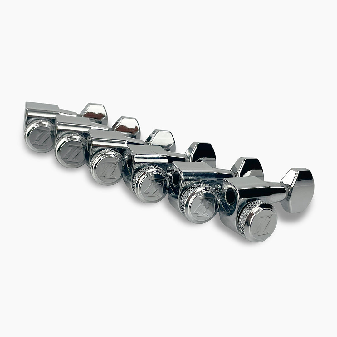 True Lok Mid-Size Locking Tuners - 6-in-line, Single Pin