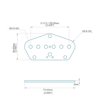 PU-6936-023 Bridge Pickup Flat Set for Telecaster®