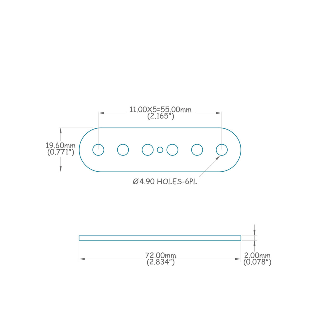 PU-6936-023 Bridge Pickup Flat Set for Telecaster®