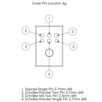 G&W Ultimate Tuner Pin Locator Jig