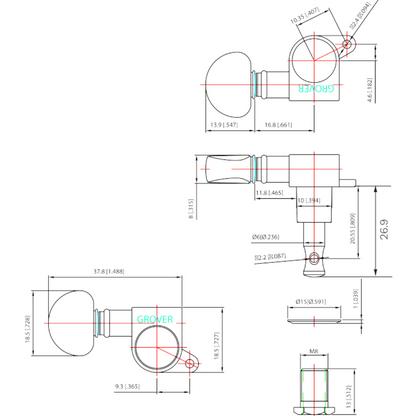 TK-7921 Grover® 205C6 6-in-line Mini Rotomatics