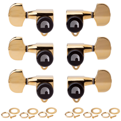 D'Addario Planet Waves Auto-Trim Tuning Machines 3+3