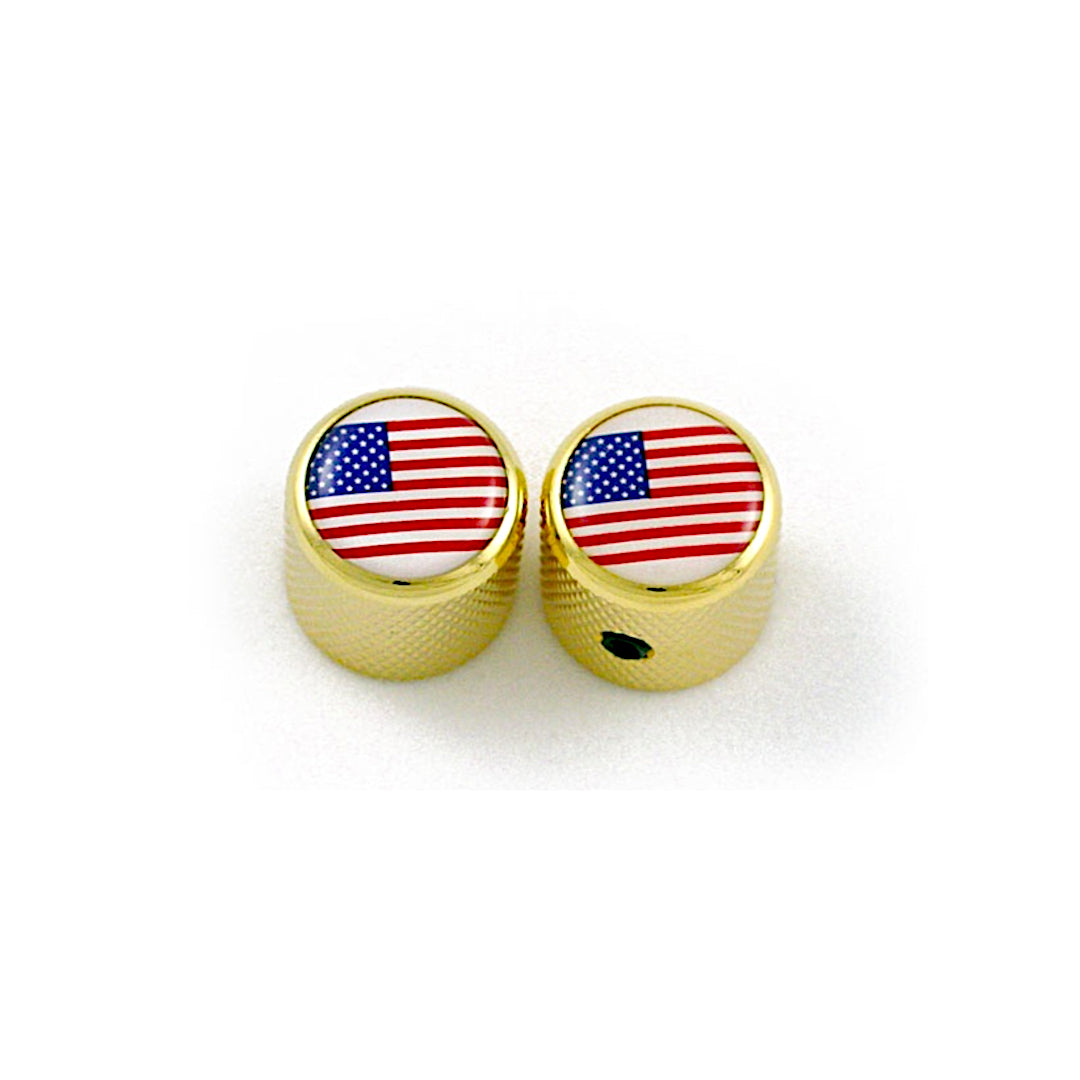 MK-3316 USA Flag Dome Knob Set