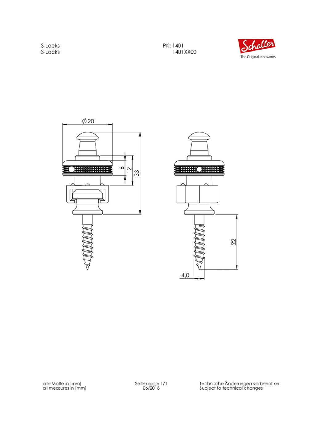 Schaller 445 S-Lock System